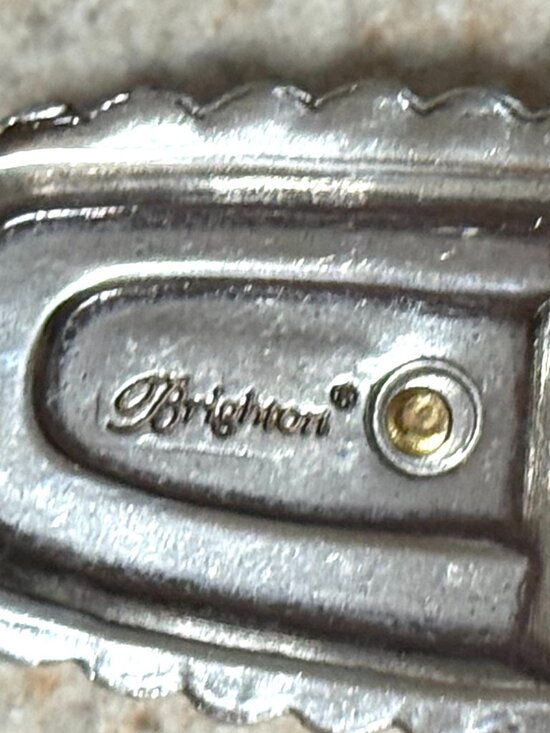 Brighton Silver Gold Chain Belt Original Tag Attached Size Small main image 10